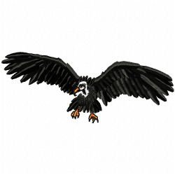 Eagle And Falcon Embroidery Design 11 Eagle And Falcon Embroidery Design 11